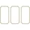 Ekena Millwork 31-in. W x 62-in. H Sussex Floral Panel Moulding Kit Triple Panel PMLKSU31X62C - alternate 4